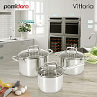 Набор кастрюль с крышками