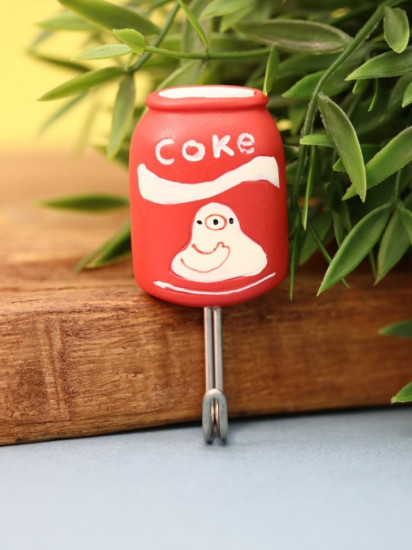 Крючок самоклеящийся «Coke»