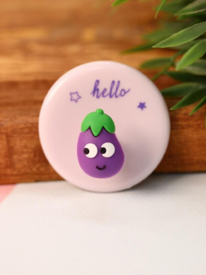 Крючок самоклеящийся «Crazy eggplant»