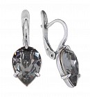 Серьги «Остия» (покрытие - черненое серебро)