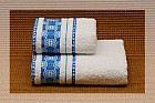 Полотенце махровое гладкокрашеное "Azulejio" (Cleanelly, 50х90, цвет белый)