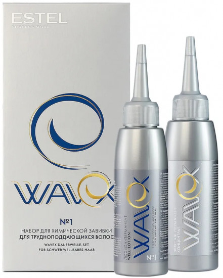 Набор для химической завивки для трудноподдающихся волос № 1 «Wavex»