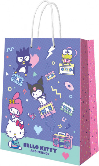 Пакет подарочный «Hello Kitty and friends»