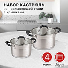 Набор кастрюль с крышками