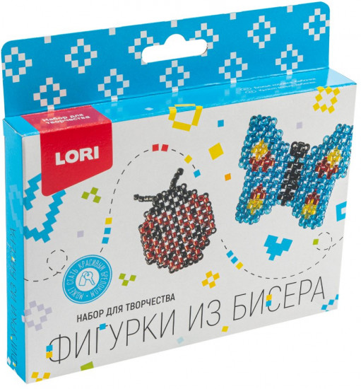 Набор для создания фигурок из бисера «Божья коровка, бабочка»