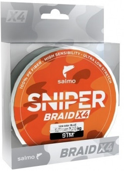 Шнур SALMO SNIPER BRAID X4R60785