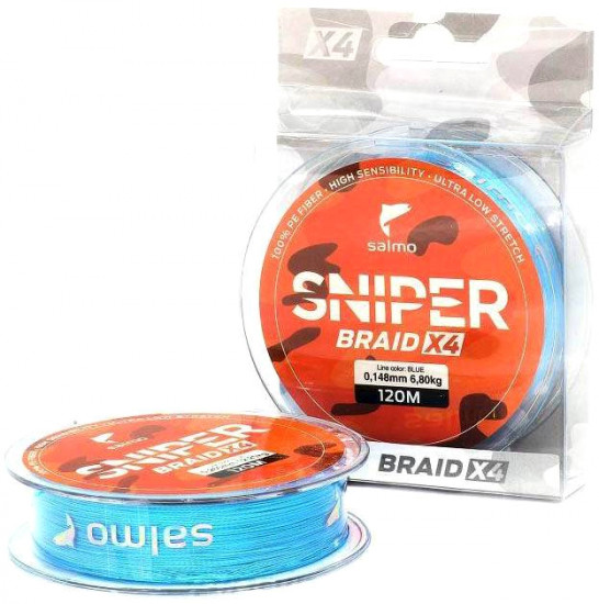 Шнур SALMO SNIPER BRAID X4R60433