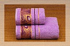 Полотенце махровое гладкокрашеное "Penna" (Cleanelly, 70х130, цвет сиреневый)
