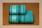 Полотенце махровое гладкокрашеное "Crisantemo" (Cleanelly, 50х90, цвет бирюзовый)