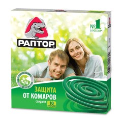 Спираль от комаров без запаха (10 шт.)