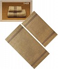 Полотенце махровое пестротканое "Anfora" (Cleanelly, 50х90, цвет бежевый)