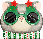 Блокнот «Новогодний серый кот»