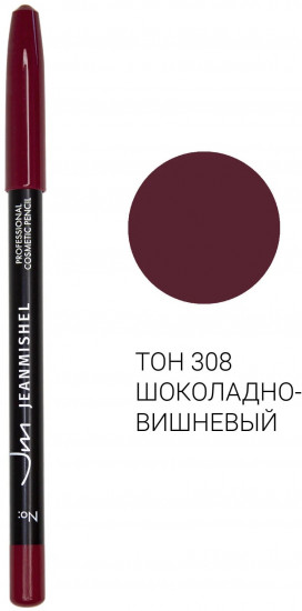 Карандаш для губ, тон 308 Шоколадно-вишневый