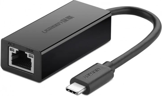 Конвертер Ugreen USB 3.1(m) Type C на LAN RJ-45