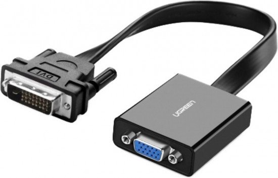 Конвертер Ugreen DVI-D(m) на VGA(f) adapter MM108 (40259)