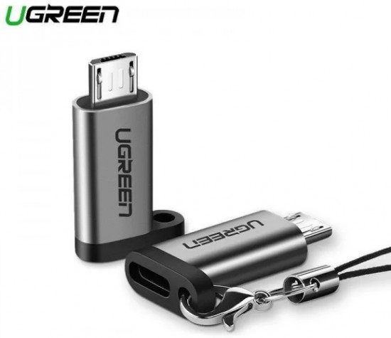 Переходник Ugreen MicroUSB(m) - USB 3.1(f) Type C US282 (50590)