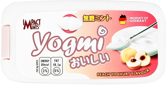 Драже без сахара освежающее со вкусом йогурта с персиком «Yogmi»