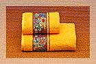 Полотенце махровое гладкокрашеное "Flower Garden" (Cleanelly, 50х90, цвет желтый)