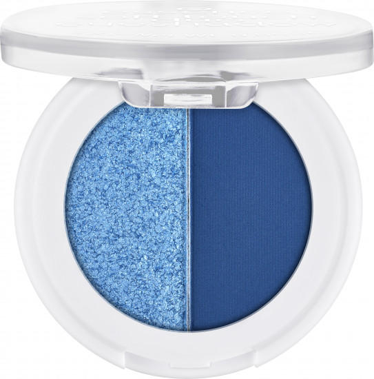 Тени для век двойные «Soft touch duo eyeshadow», оттенок 03 Icy Girl