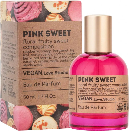 Парфюмированная вода «Vegan Love Studio Pink Sweet»