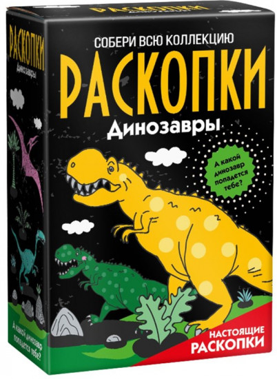 Набор для проведения раскопок «По следам динозавров»