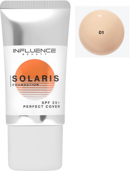 Тональная основа «Foundation» SPF 25, оттенок 01 Бело-бежевый