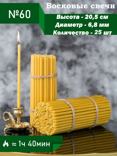 Свечи восковые