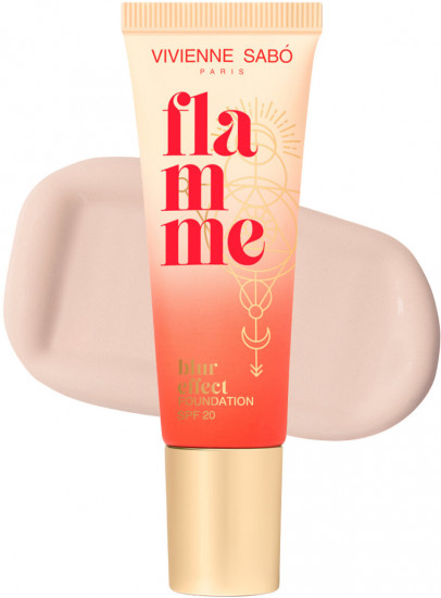 Тональный крем «Flamme» SPF20, оттенок 01 Слоновая кость