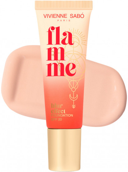 Тональный крем «Flamme» SPF20, оттенок 02 Светло-бежевый