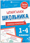 Шпаргалки школьника. Единицы измерения