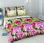 Комплект постельного белья «Герань» (арт. 4214/1, 1,5-спальный, бязь, 2 наволочки 70х70)