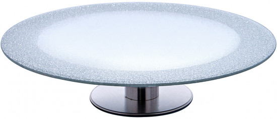 Тортовница на ножке «Silver Mirror»