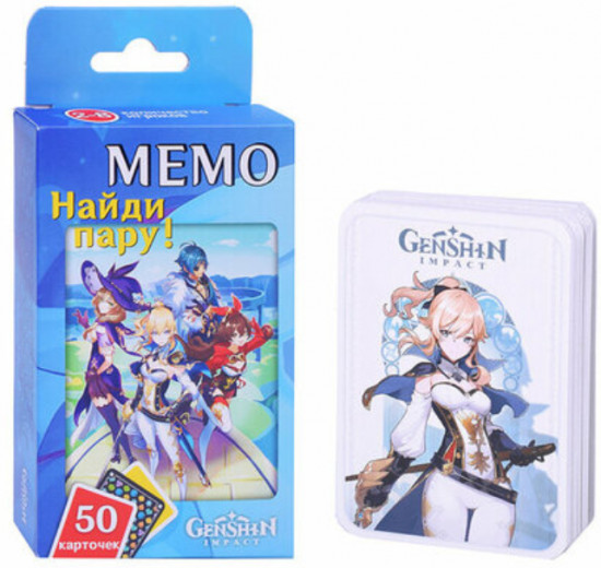 Игра настольная «Мемо. Геншин»