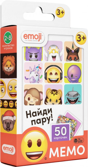 Игра настольная «Мемо. Эмодзи»