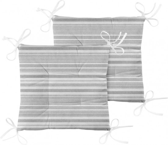 Комплект подушек на стул «Grey flax»