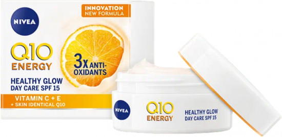 Крем дневной для лица с витамином С и Е «Healthy glow» SPF 15