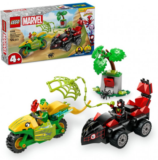 Конструктор LEGO® 11198 Спин и погоня за мотодинозавром Электро