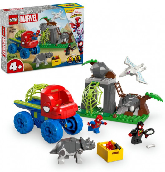 Конструктор LEGO® 11199 Спасение на диновездеходе команды Спайди