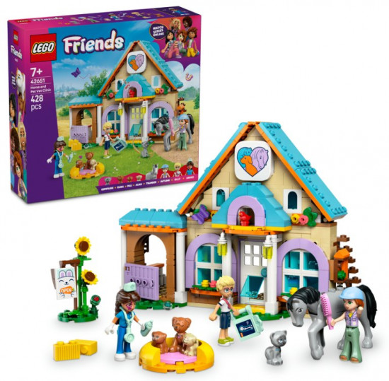 Конструктор LEGO® 42651 Ветклиника для лошадей и питомцев