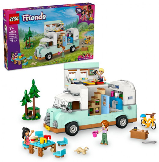 Конструктор LEGO® 42663 Приключение друзей в доме на колесах