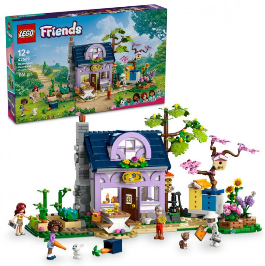 Конструктор LEGO® 42669 Дом пчеловода и цветник