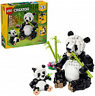 Конструктор Creator 31165 Дикие животные: Семейство панд. Wild Animals: Panda Family