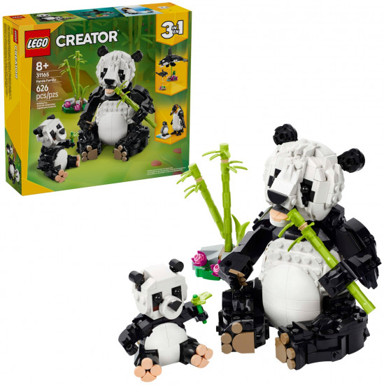 Конструктор LEGO® 31165 Дикие животные: Семейство панд