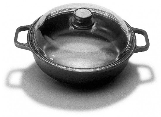 Сковорода-сотейник с крышкой Risoli Optima Teflon Platinum Plus