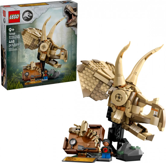 Конструктор LEGO® 76969 Кости динозавра: череп трицератопса