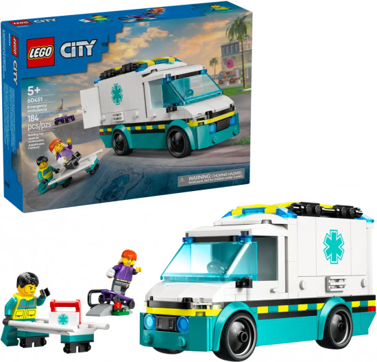 Конструктор LEGO® 60451 Машина скорой помощи