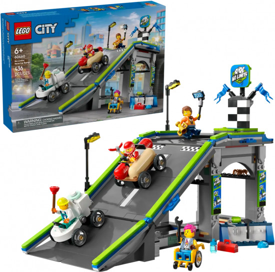 Конструктор LEGO® 60460 Без границ: гоночная трасса с трамплином