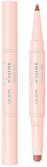 Помада-карандаш двусторонняя для губ «Vamp! Creamy Duo», тон 007 Peach Nude