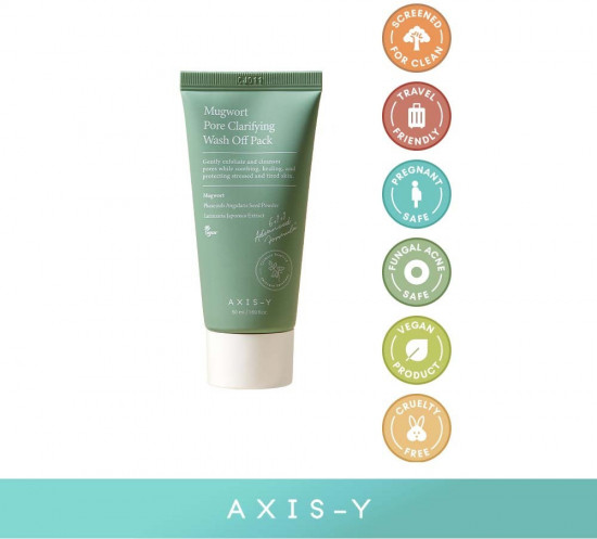 Очищающая глиняная маска с полынью «Mugwort Pore Clarifying Wash Off Pack»