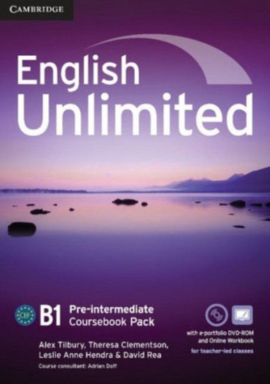 English Unlimited. Pre-intermediate Coursebook with e-Portfolio and Online Workbook Pack